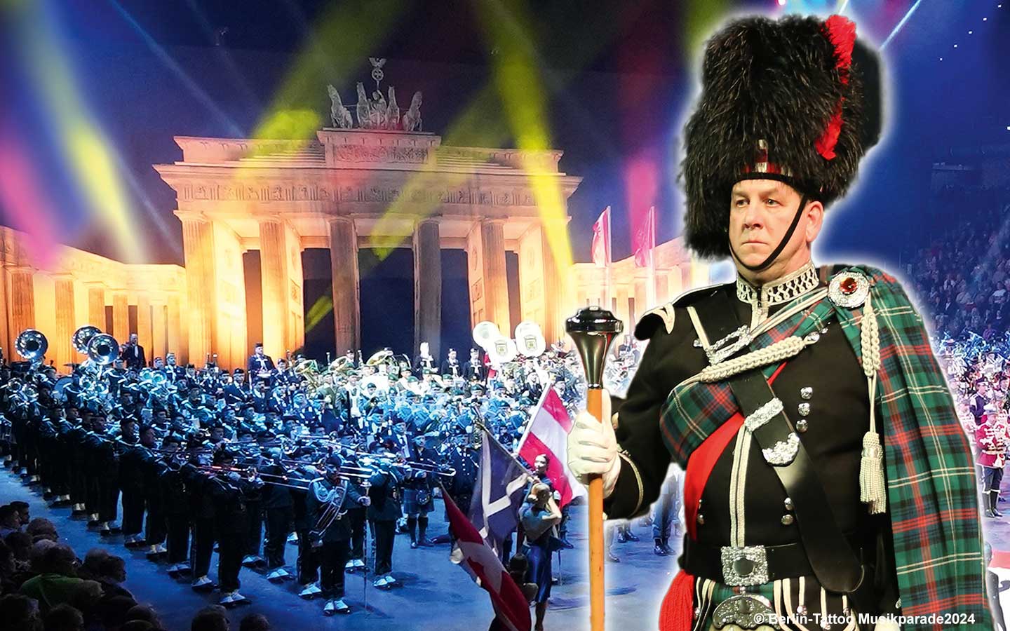 BERLIN TATTOO 2024: 700 Musiker aus zehn Nationen Das größte deutsche Festival der Blas- und Militärmusik * 3 Shows an einem Wochenende * 09.+10.11.2024 in der Max-Schmeling-Halle